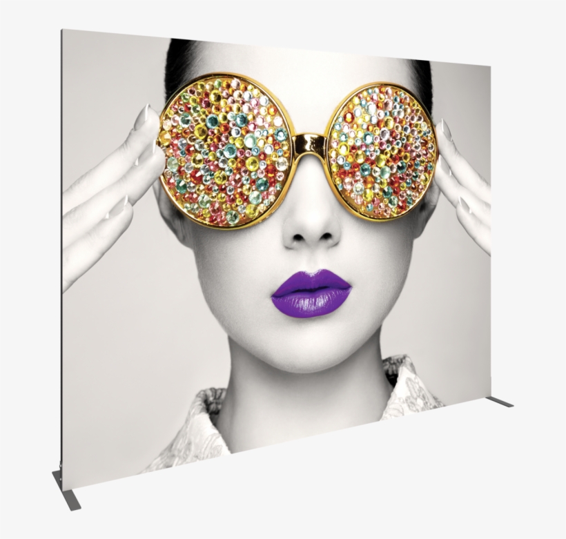 Vector Frame Rectangle 05 Fabric Banner Display - Fashion Eyewear, transparent png download