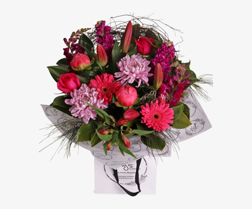 Beautiful Seasonal Pink Bouquet - Teleflora Young At Heart, transparent png download