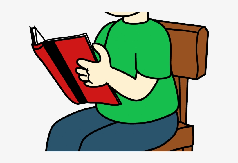 People Clipart Chair - Sat On A Chair, transparent png download