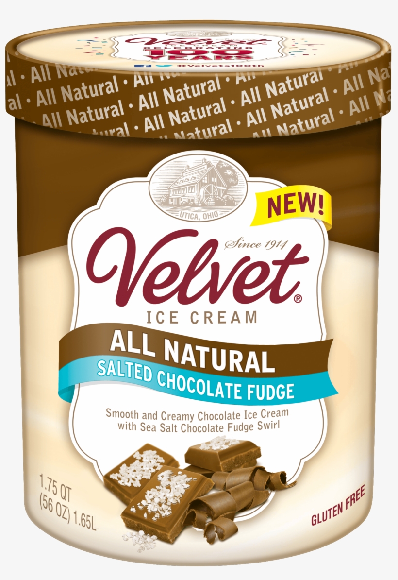 Velvet Salted Chocolate Fudge - Chocolate, transparent png download