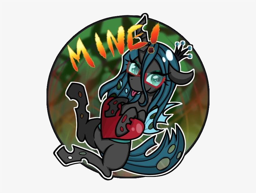 Doubt, Glasses, Queen Chrysalis, Safe, Solo - Illustration, transparent png download