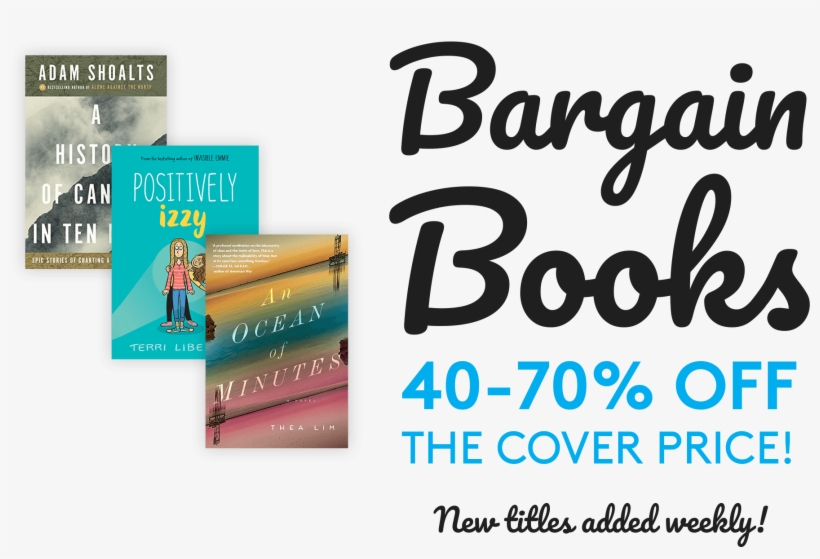 Bargainbooksbannerjan21 - Poster, transparent png download