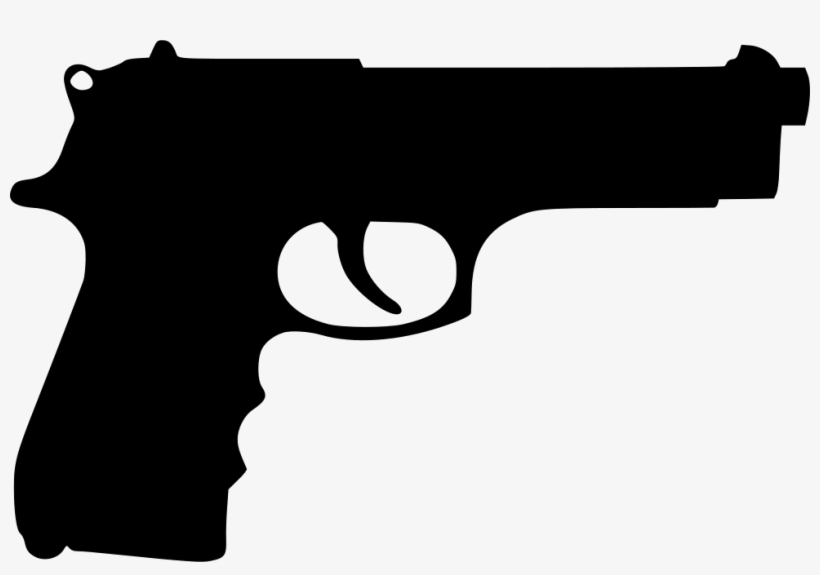 Game Terrorist Png Icon Free Download Onlinewebfonts - Black Gun Cartoon, transparent png download