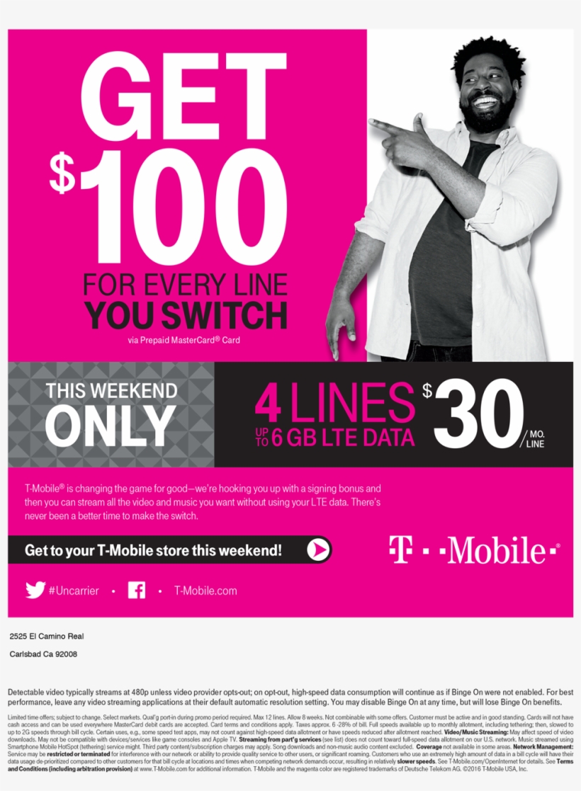 Get To Your T-mobile Store This Weekend - T Mobile, transparent png download