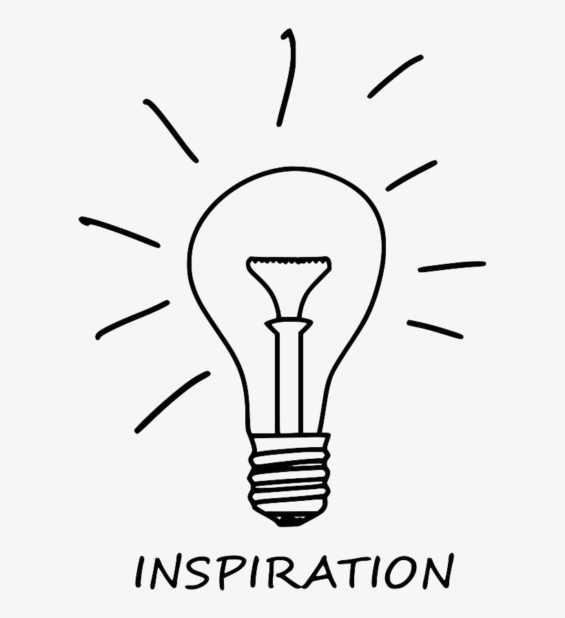 Drawn Bulb Tumblr Transparent - Png Lamp, transparent png download