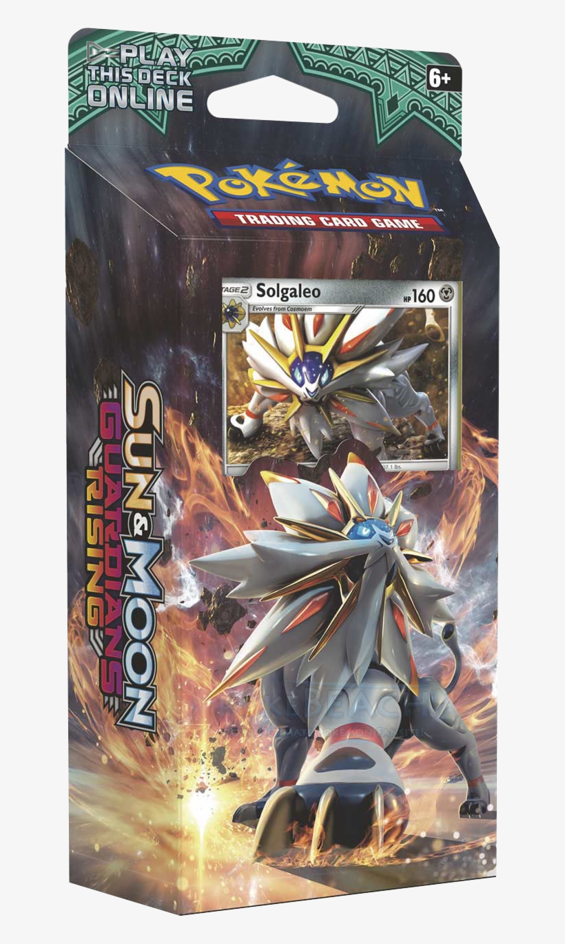 Sun & Moon Guardians Rising Steel Sun Theme Deck - Pokemon Guardians Rising Theme Decks, transparent png download