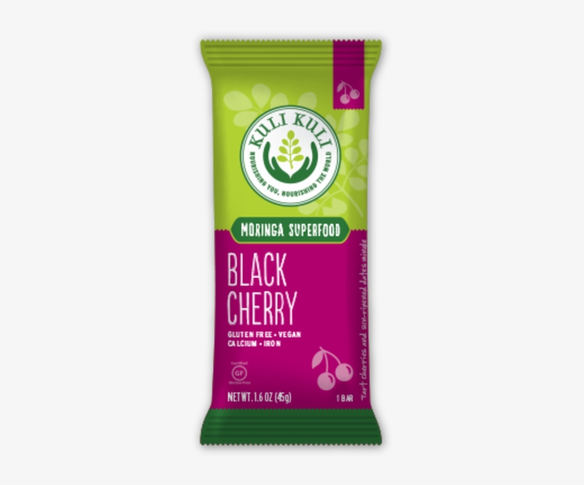 Kuli Kuli Moringa Black Cherry Bar - Packaging And Labeling, transparent png download