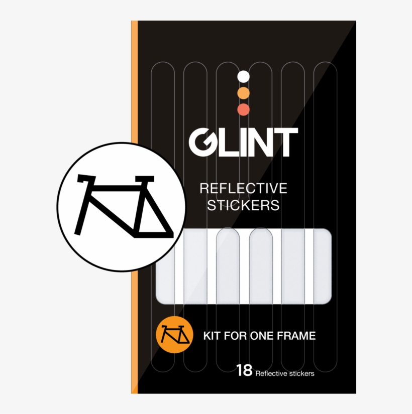 Bike Frame Reflective Decals - Graphic Design, transparent png download