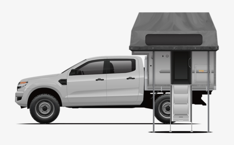 Hire The 4wd Ute Camper - Toyota Hilux, transparent png download