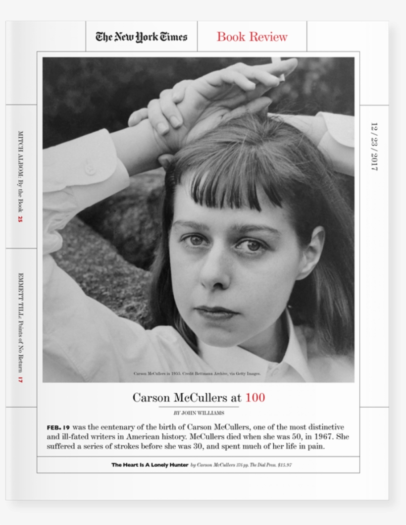 The New York Times Book Review - Carson Mccullers, transparent png download