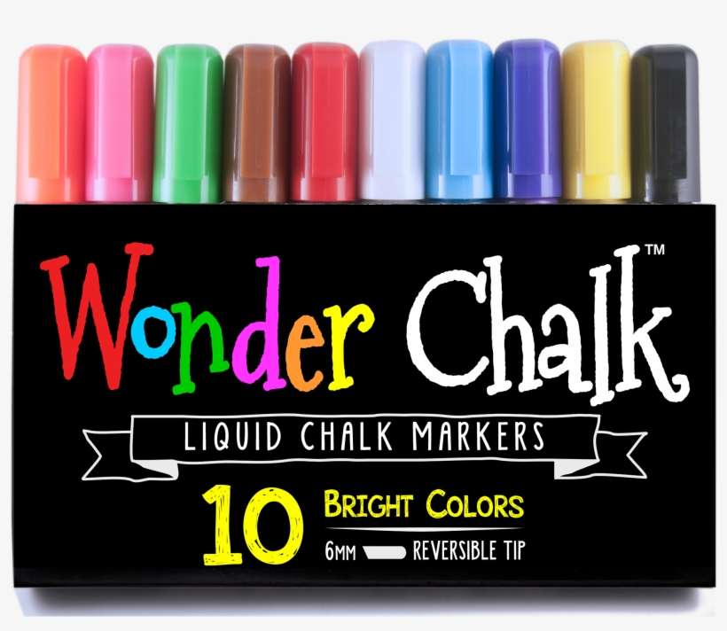 Wonder Chalk Liquid Chalk Markers Now Available In - Colour Chalk, transparent png download