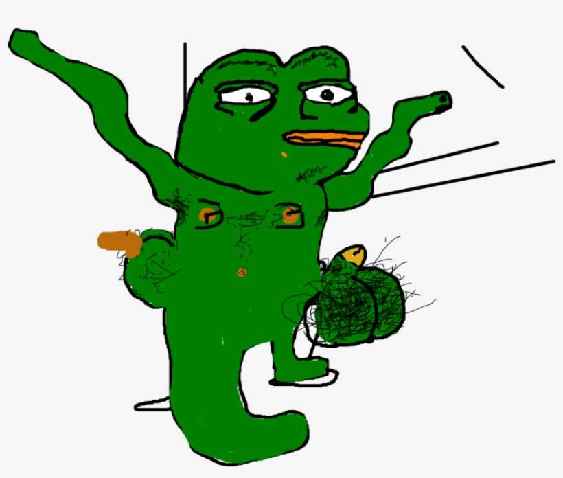 [drawing]rare Pepe Nsfw - Cartoon, transparent png download