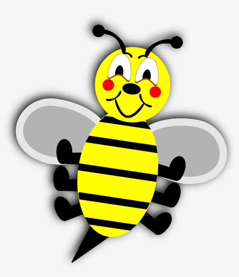 Big Image - Bee Without Background Clipart, transparent png download