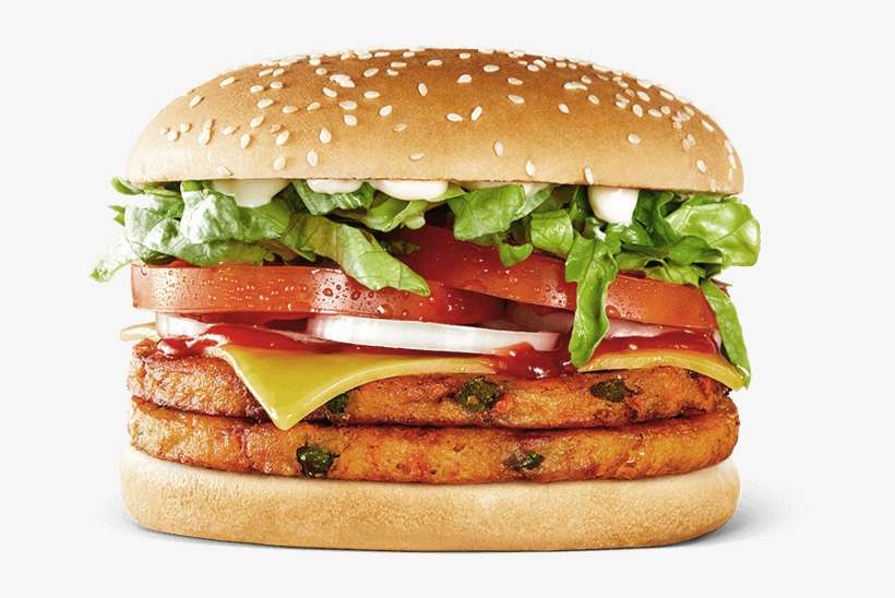 Vegan Cheeseburger - Vegan Burger Hungry Jacks, transparent png download