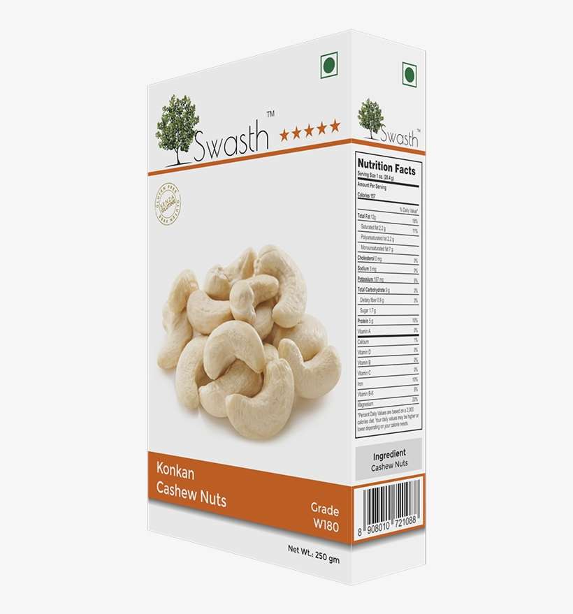 Konkan Cashew Nuts - Cashew, transparent png download