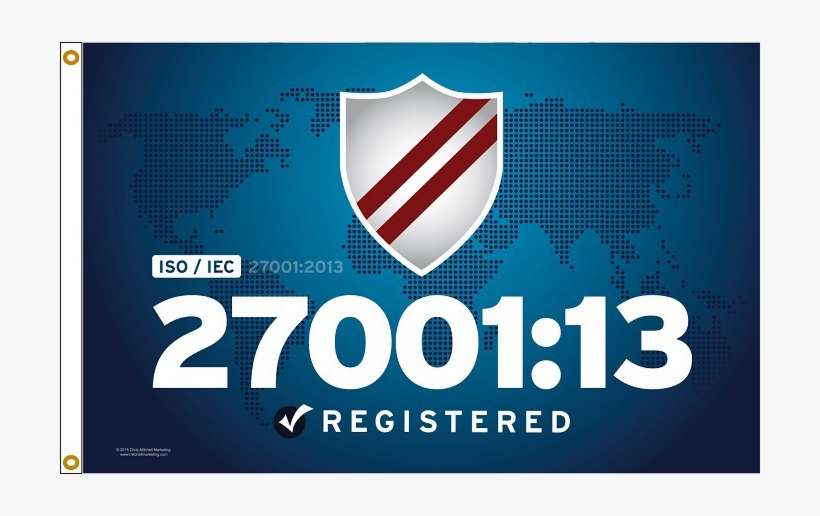 27001 13 Registered - Graphic Design, transparent png download