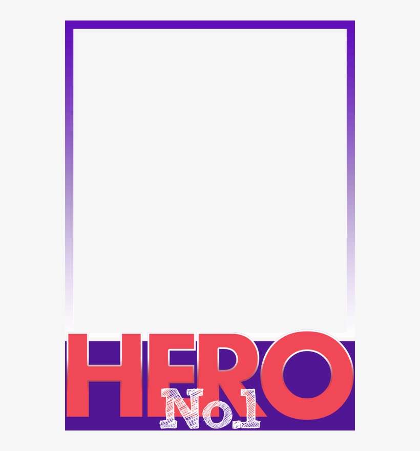 1 Personalized Poster By Uc - Hero No 1 Png, transparent png download