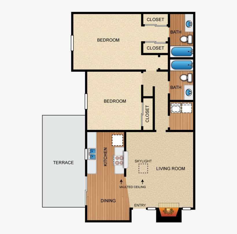 The Avalon - Floor Plan, transparent png download