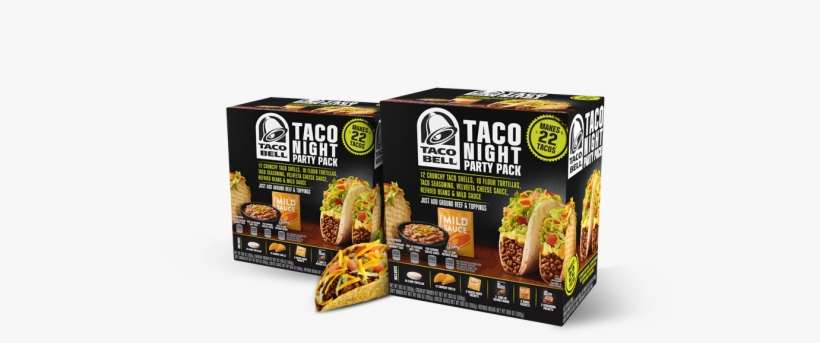 Taco Bell® Taco Night Party Pack Available At Sam's - Taco Bell, transparent png download