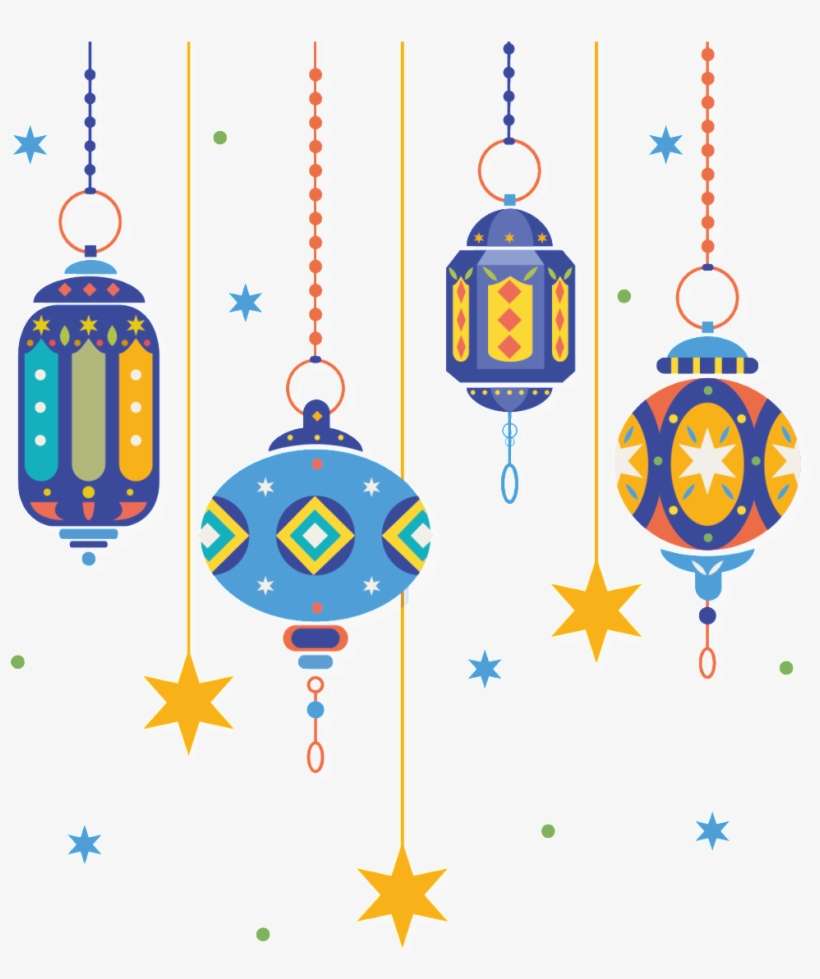 Creative Hand Painted Lantern Png Element - Mawlid Al Nabi Greetings, transparent png download