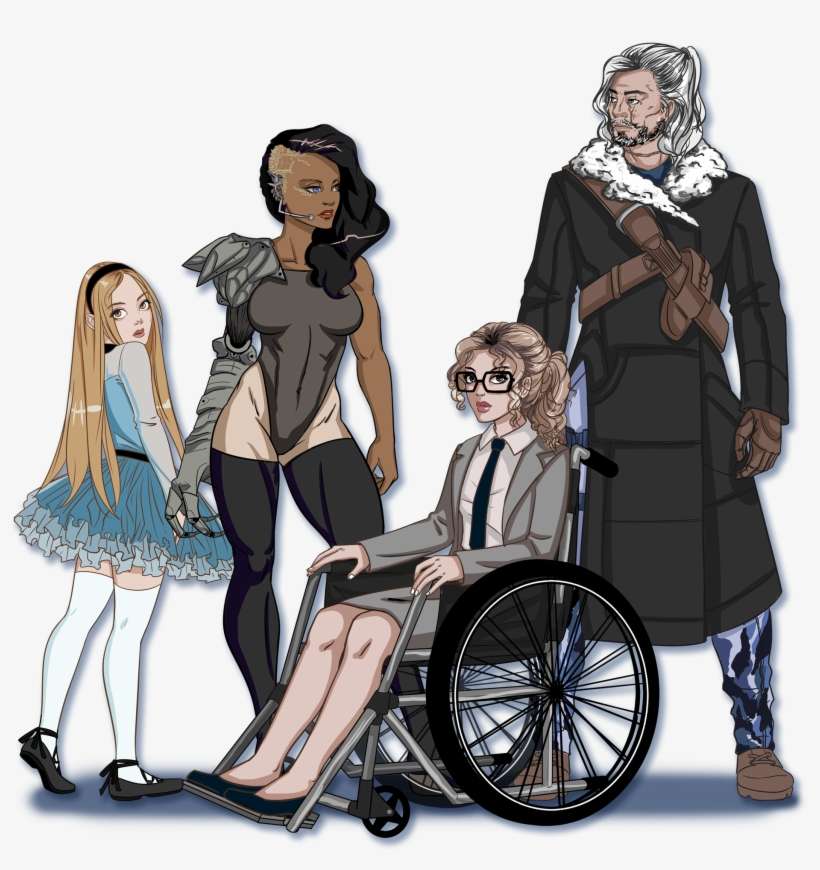 Brigid Allanson - Wheelchair Visual Novel, transparent png download