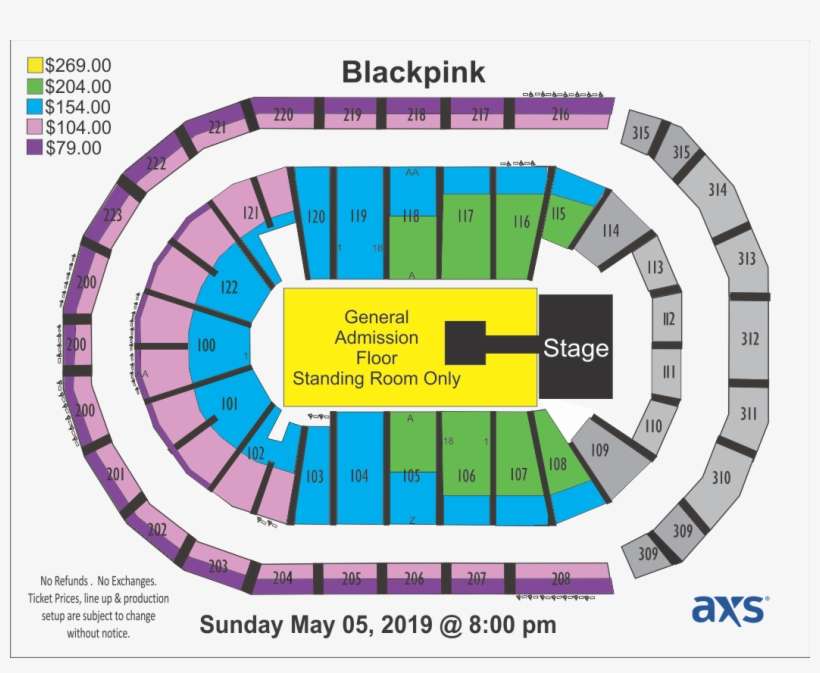 19 05 05 Blackpink 568197e851 - Blackpink Atlanta Ticket Prices, transparent png download