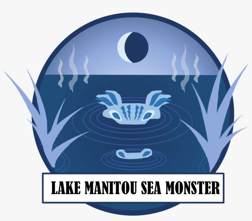 Lake Manitou Sea Monster - Emblem, transparent png download