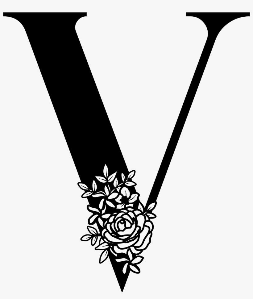 Letter V Flower PNG Image Transparent PNG Free Download on SeekPNG