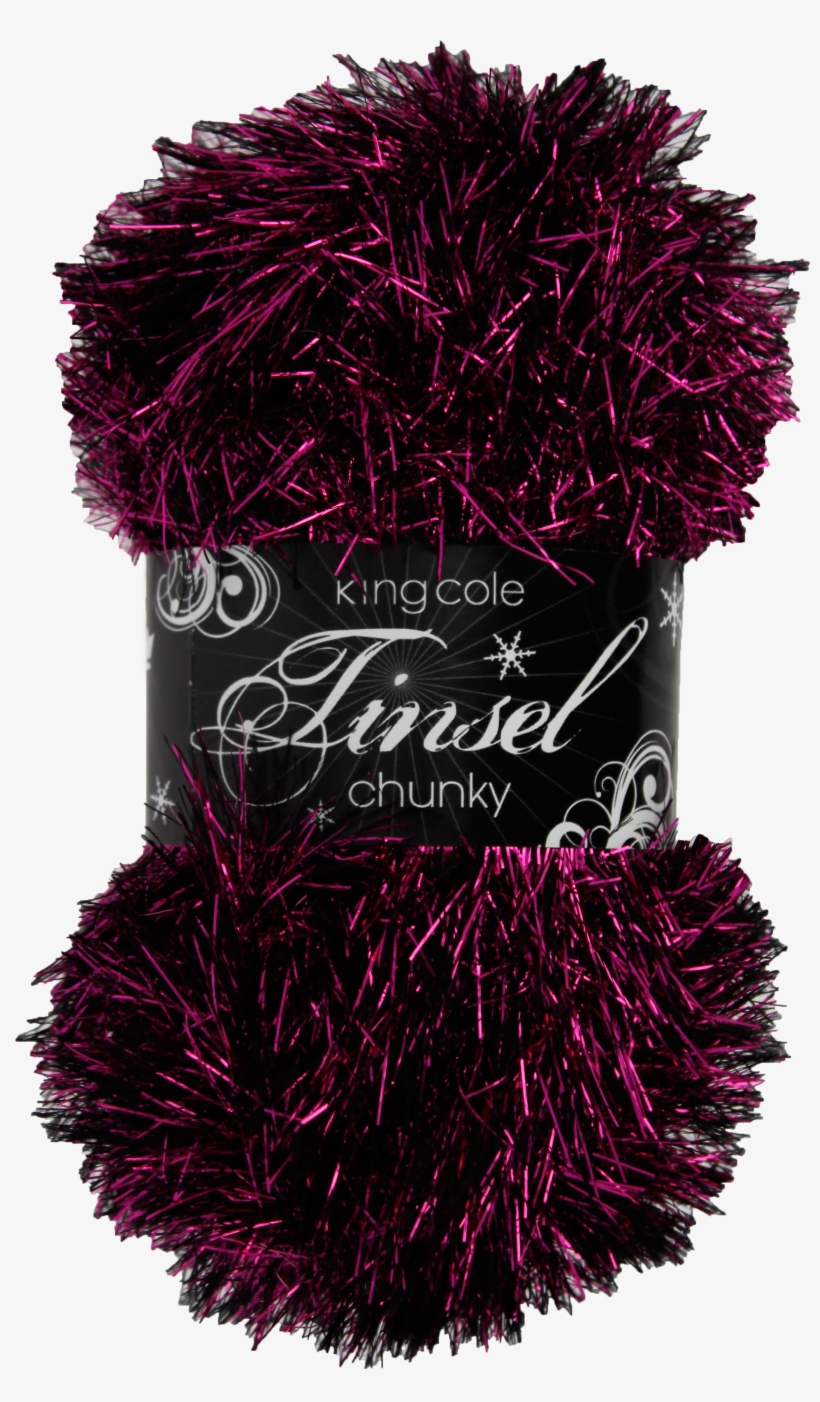 King Cole Tinsel Chunky Knitting Yarn - Love Lies Bleeding, transparent png download