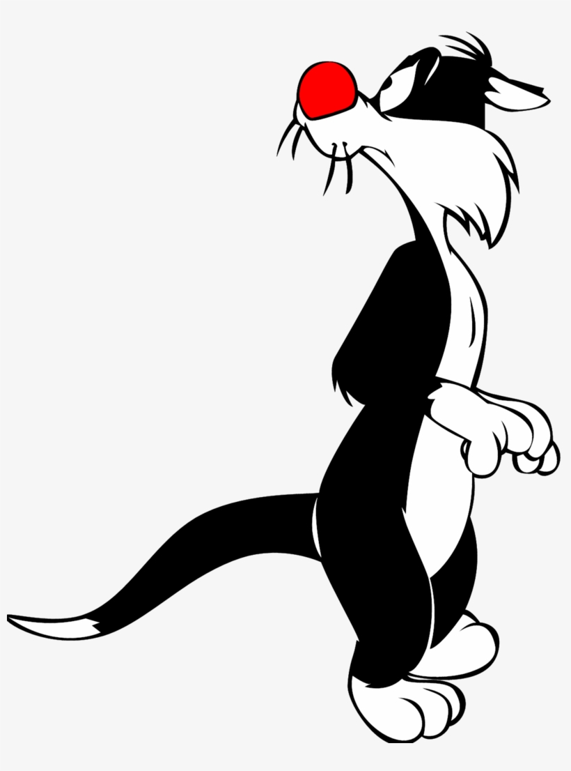 Render Autres Dessins Animés - Sylvester The Cat Scared, transparent png download