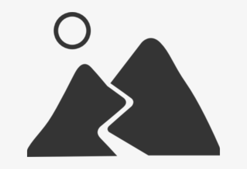 Vector Clipart Mountain - Mountain With Road Clipart, transparent png download