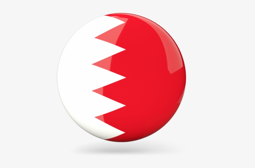 Bahrain Flag Weneedfun - Bahrain Round Flag Png, transparent png download