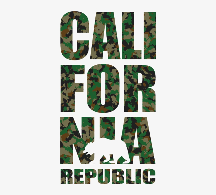 California Republic - Camouflage, transparent png download