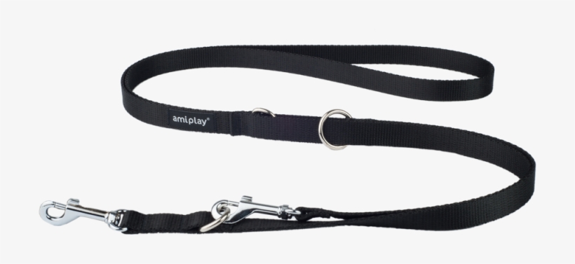 Amiplay Adjustable Leash 6 In 1 Basic Black S - Strap, transparent png download