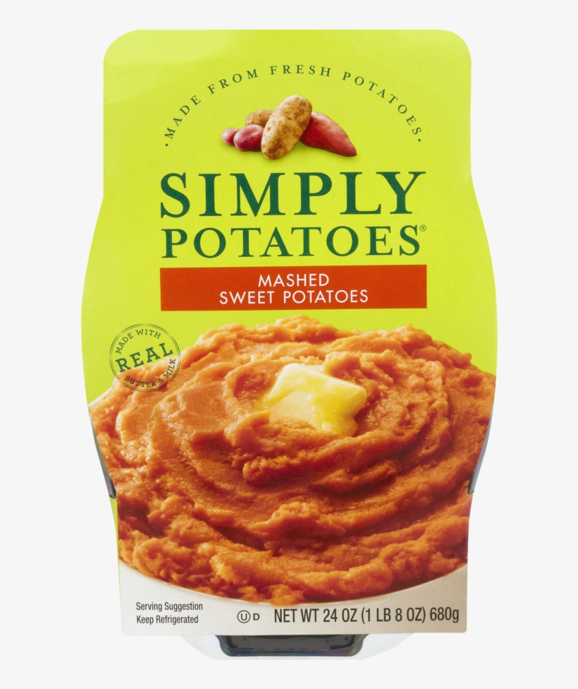 Crystal Farms Simply Potatoes Mashed Sweet Potatoes, - Premade Mashed Sweet Potatoes, transparent png download