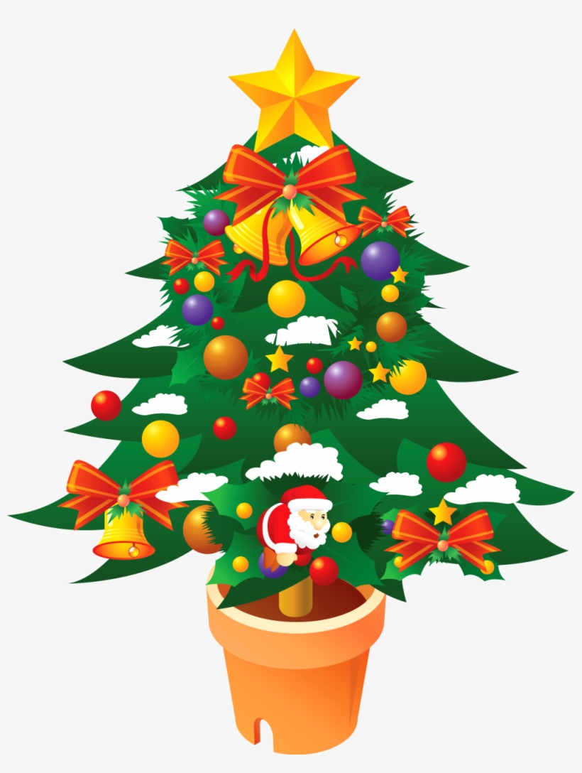 Christmas Tree Clipart Png - Merry Christmas 2018 Wishes, transparent png download