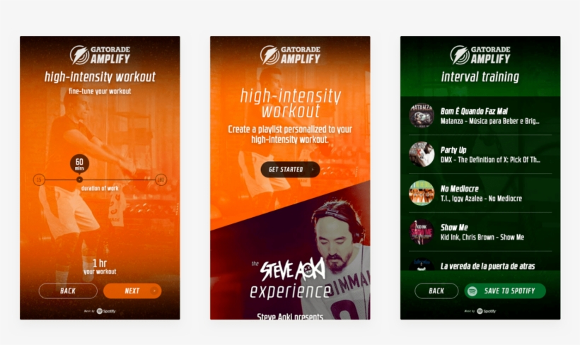 The Application Launched November 2016 And The Campaign - Gatorade Spotify, transparent png download