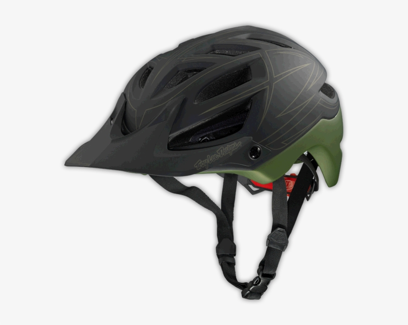 14tld A1 Helmet Pinstripe Grn01 - Bicycle Helmet, transparent png download