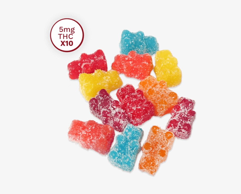 Image Of Erba Edible's Gummy Bears For Sale On The - Orange Jelly Candy, transparent png download