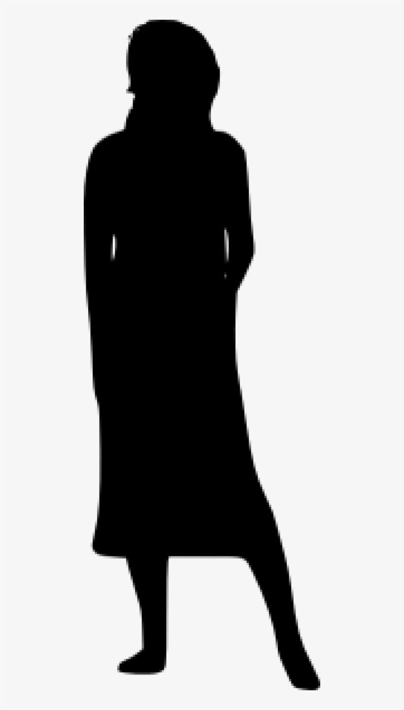Free Png Woman Silhouette Png - Middle Aged Woman Silhouette, transparent png download