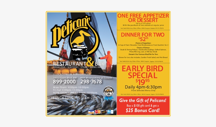 Pelican's Restaurant, transparent png download