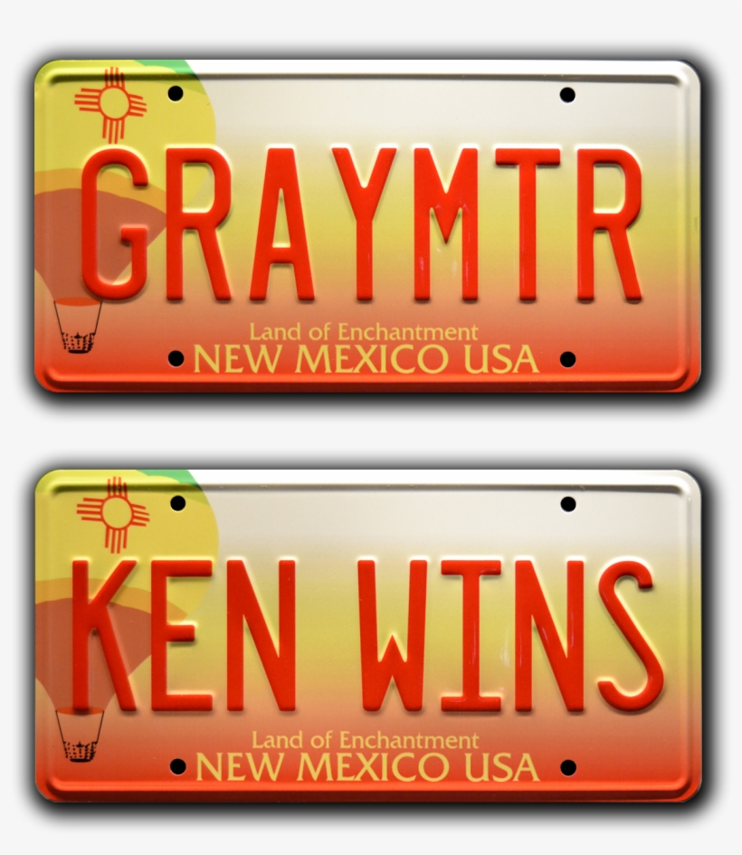 Home Theatre Décor From Breaking Bad With Walter White - New Mexico State License Plate, transparent png download
