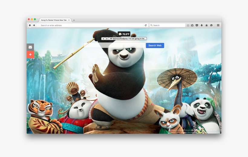 Kung Fu Panda Tribute New Tabby Brand Thunder, Llc - Kung Fu Panda Fight, transparent png download