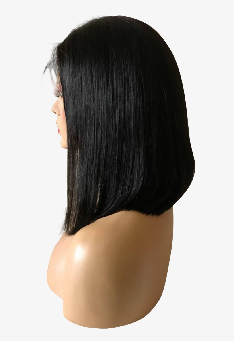 Black Wig Png - Lace Wig, transparent png download