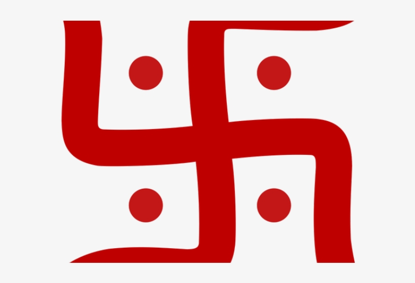 Red Cross Mark Clipart India - Swastika Symbol, transparent png download