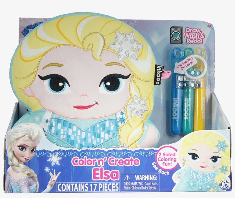 Disney Inkoos 37272 Color N Create Frozen Elsa - Elsa, transparent png download