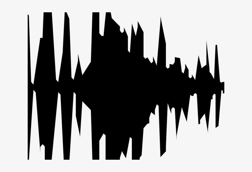 Sound Wave Clipart Black And White - Soundwave Clipart, transparent png download