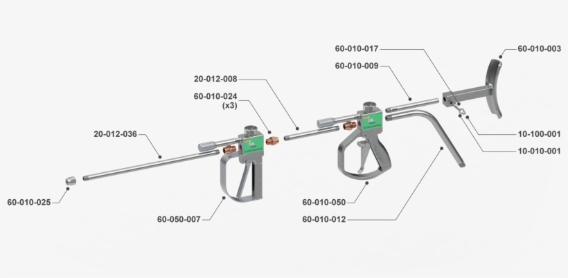 15k Hand-held Double Dump Gun - Assault Rifle, transparent png download