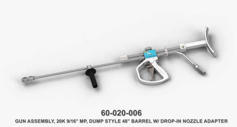 20k Hand-held Dump Gun With 9/16" Mp Barrel - Modelo De Cartão De Visita, transparent png download