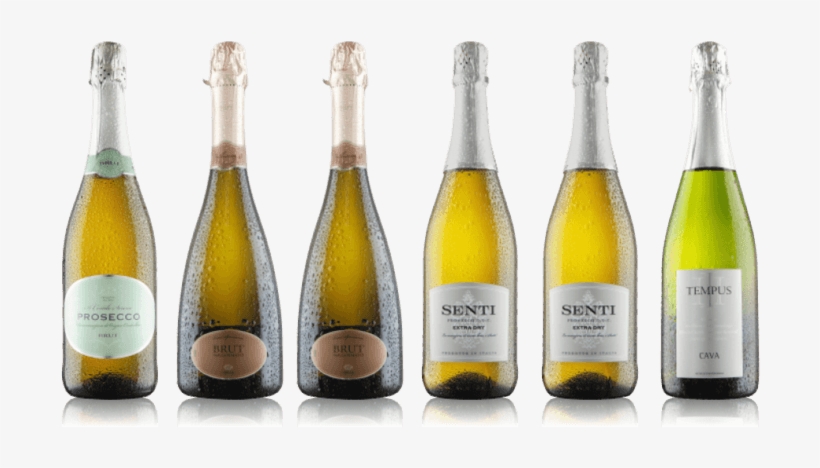 Mixed 6 Bottle Prosecco And Fizz Offer - Glass Bottle, transparent png download